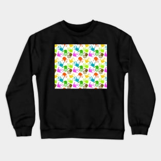 Painted Hands Rainbow Crewneck Sweatshirt